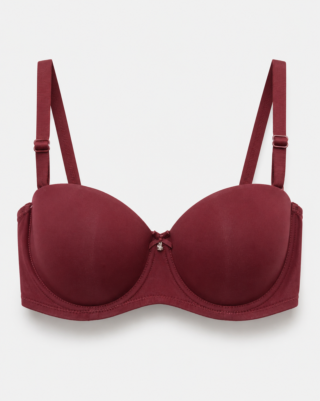 Plain half cup padded bra