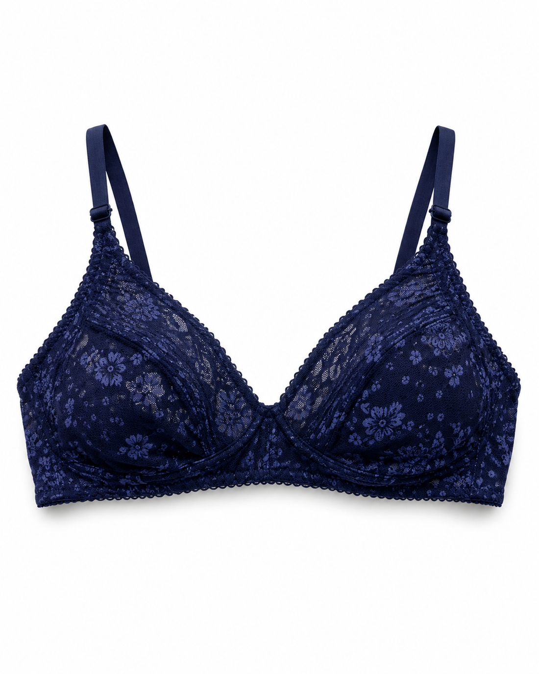 Cotton net comfort bra, breathable for summer