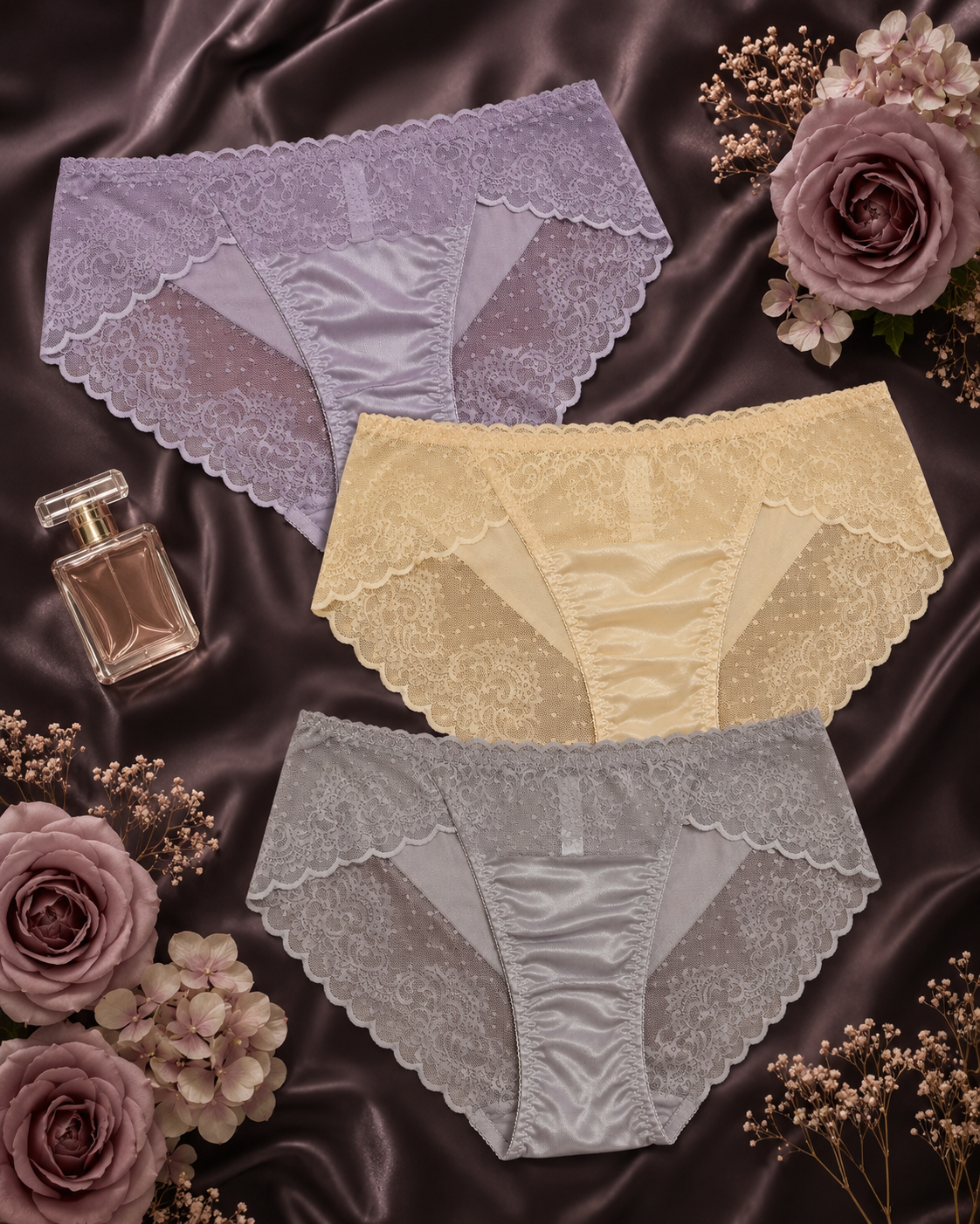 Net Scalloped Lace Bikini Panty – Vellure (view 7)