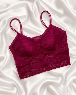 Floral Lace Bralette – Vellure (view 7)