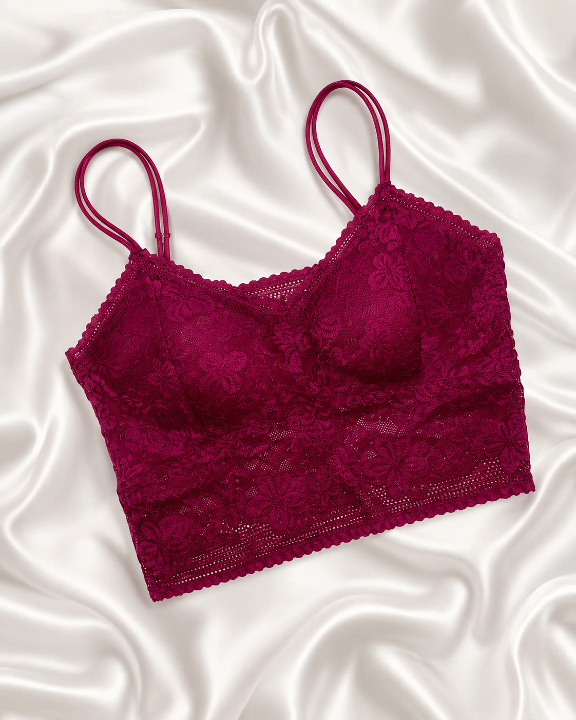 Floral Lace Bralette – Vellure (view 7)