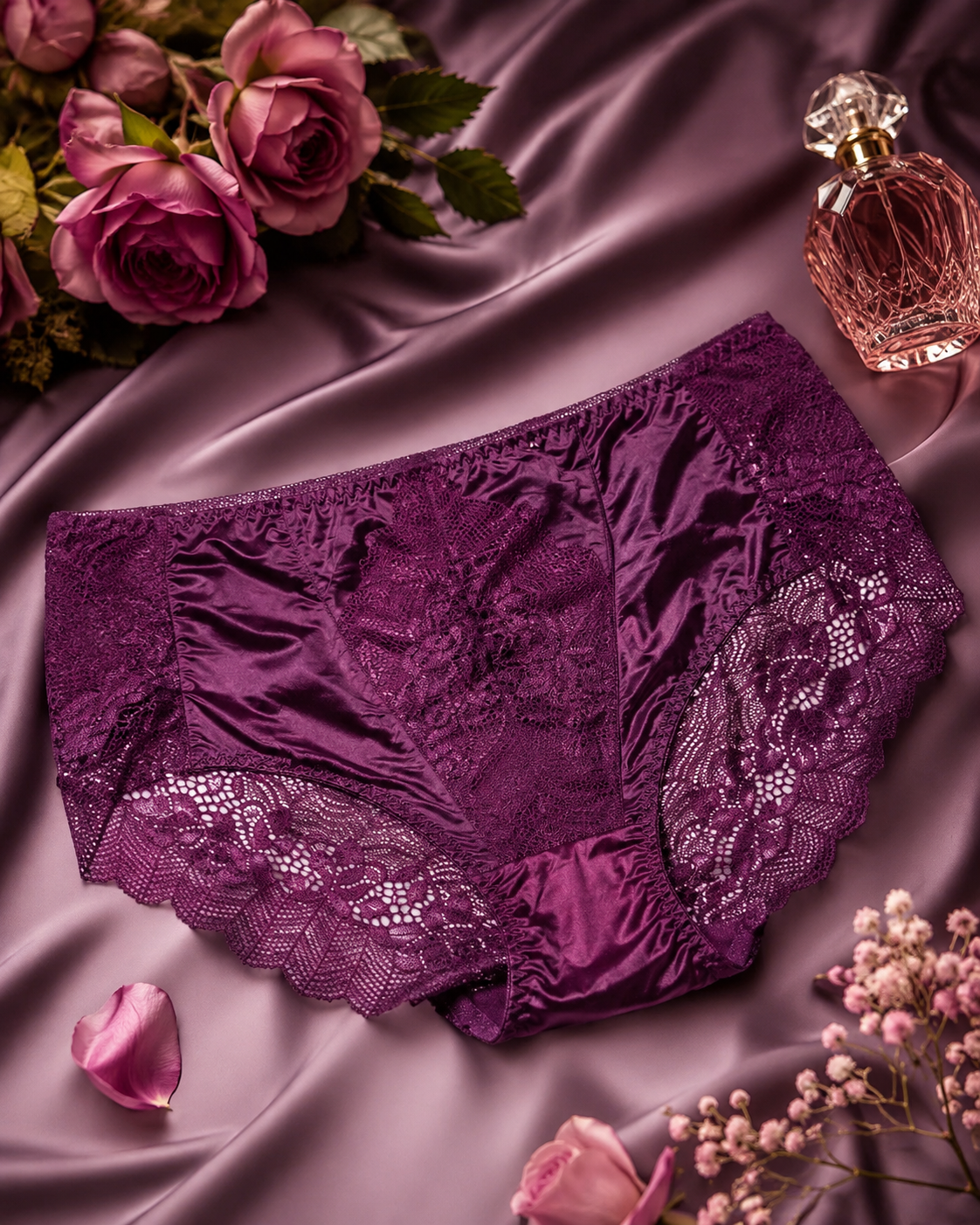 Net Lace Full Brief Panty – Vellure (view 7)