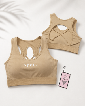 Sport Criss-Cross Back Bra – Vellure (view 15)