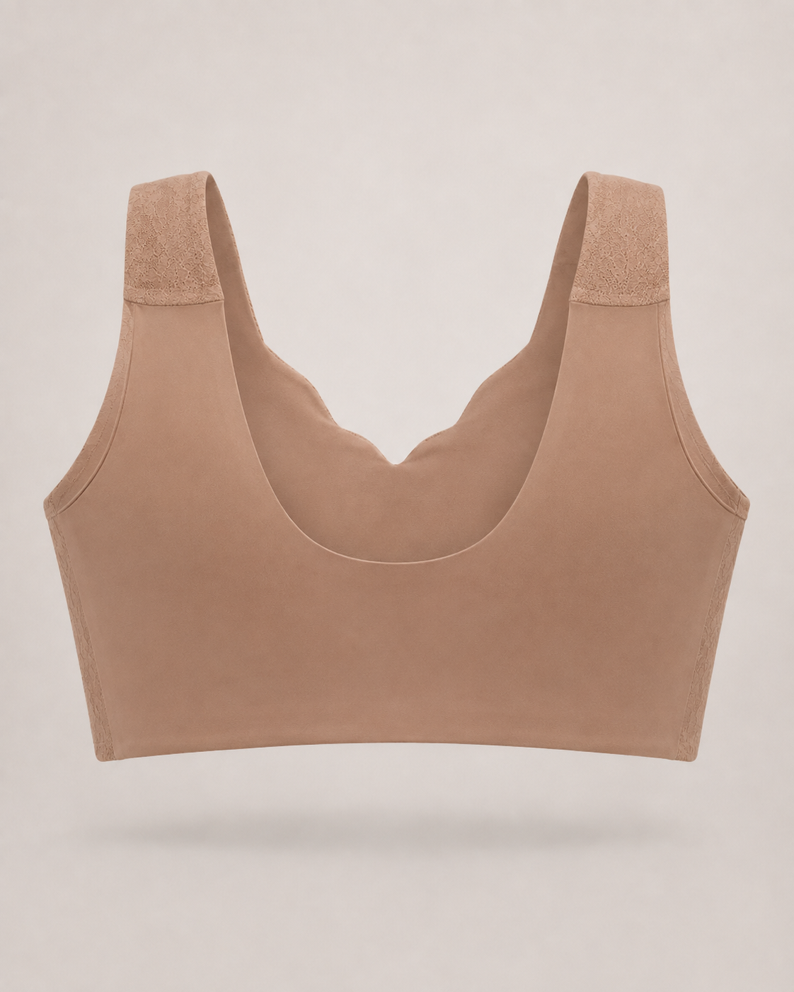 Front Button Wireless Comfort Bra – Vellure (view 2)