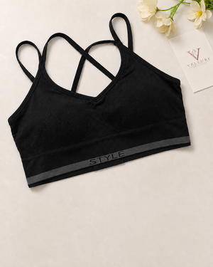 Seamless Double Strap Bralette – Vellure (view 9)