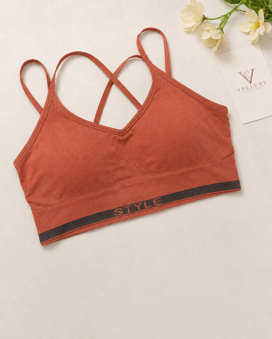 Seamless Double Strap Bralette – Vellure (view 6)