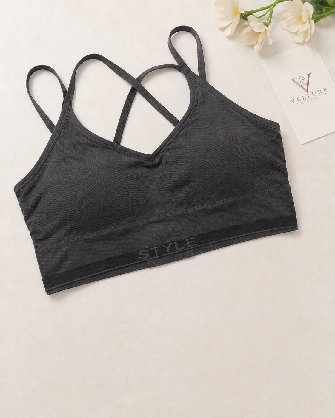 Seamless Double Strap Bralette – Vellure (view 8)