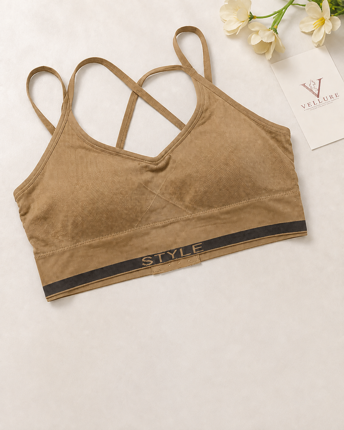 Seamless Double Strap Bralette – Vellure (view 7)
