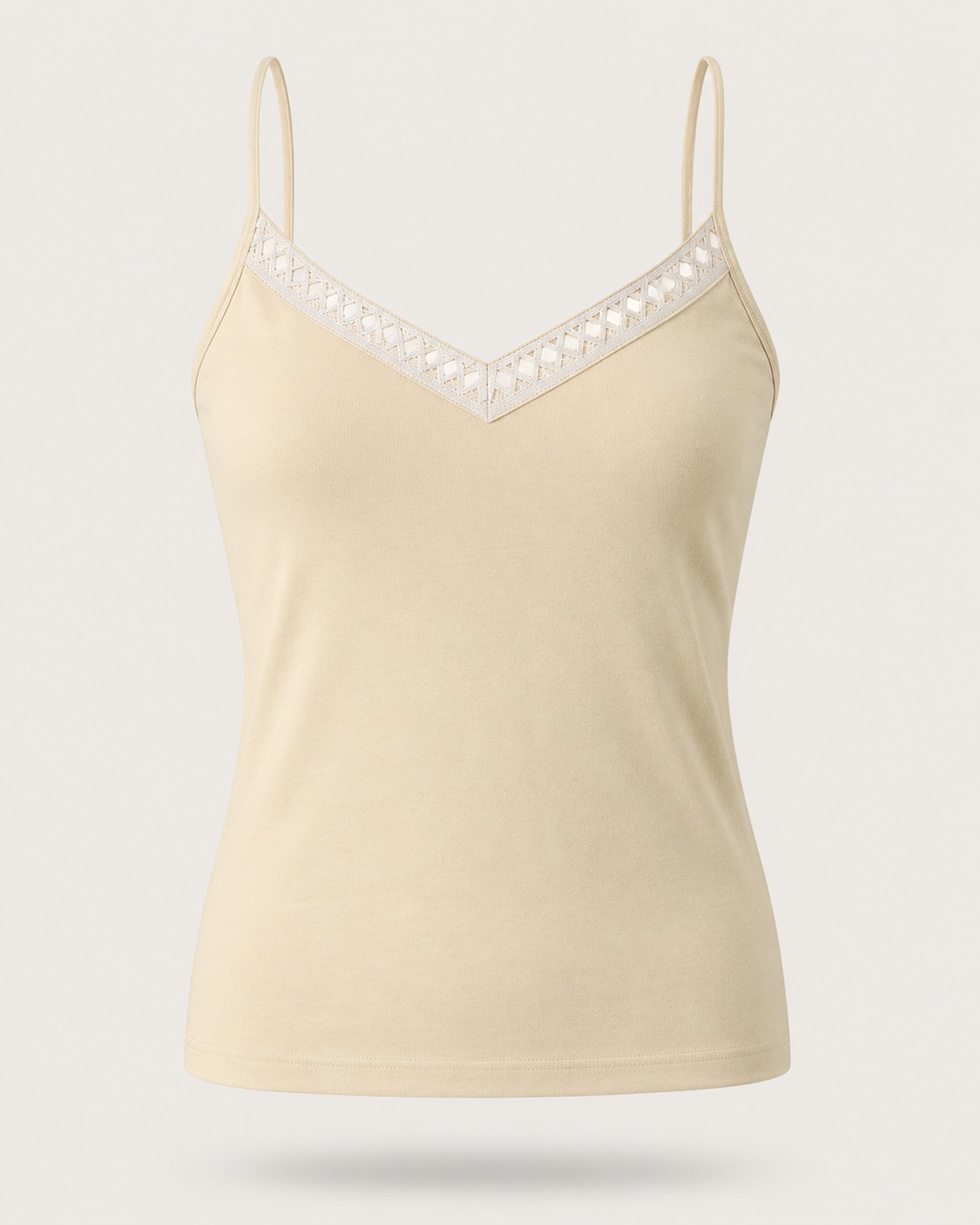 Lattice Trim Camisole – Vellure (view 2)