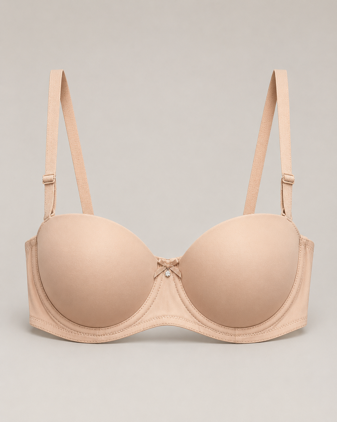 Plain Half Cup Padded Bra – Vellure (view 4)