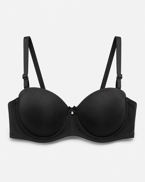 Plain Half Cup Padded Bra – Vellure (view 3)