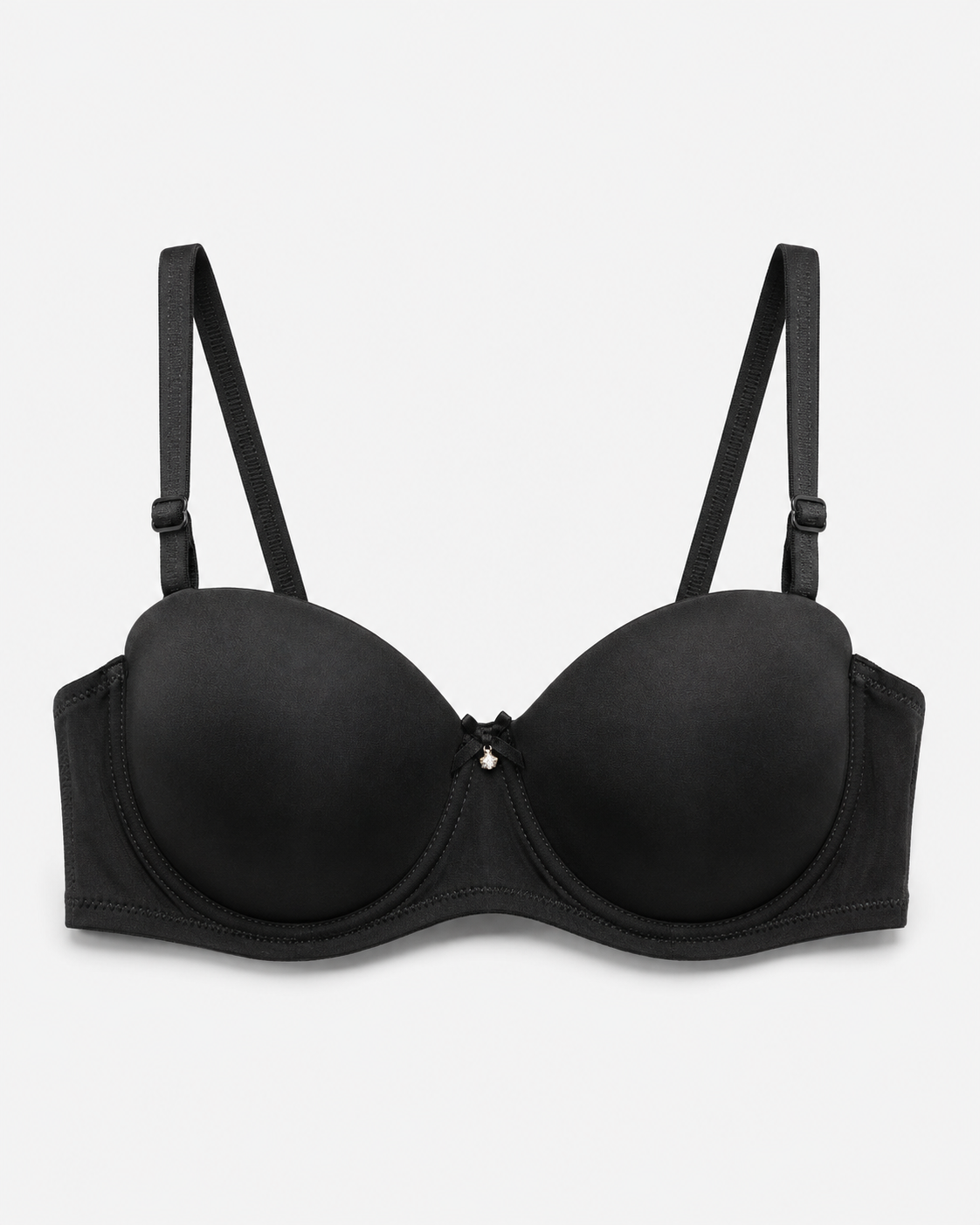 Plain Half Cup Padded Bra – Vellure (view 3)