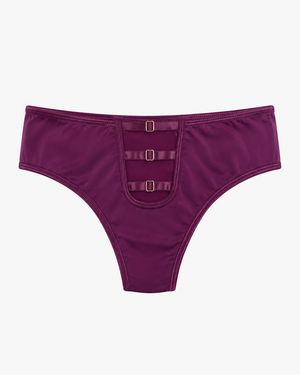 Three-Strap Buckle Thong Panty – Vellure (view 4)