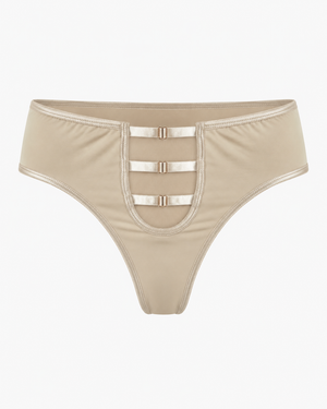 Three-Strap Buckle Thong Panty – Vellure (view 5)