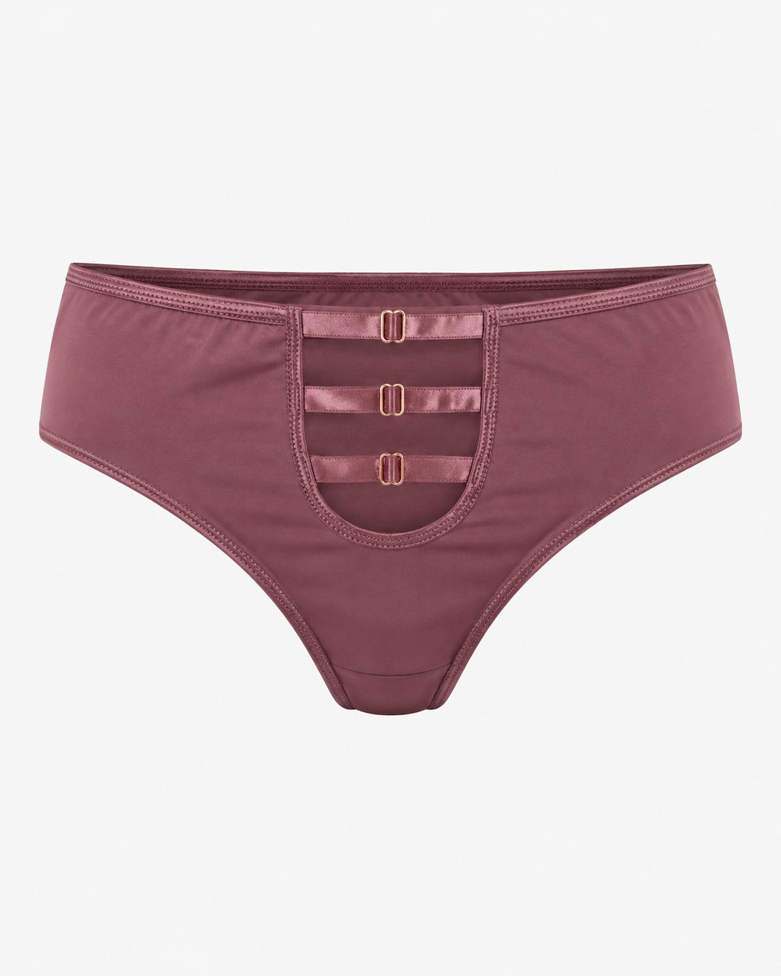 Three-Strap Buckle Thong Panty – Vellure (view 2)