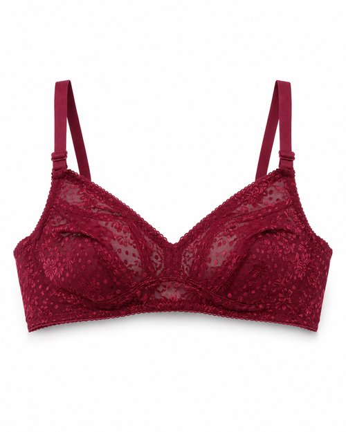 Cotton Net Comfort Bra – Vellure (view 2)