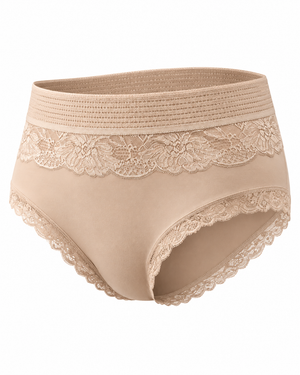 Floral Lace High-Waist Full Brief – Vellure (view 6)
