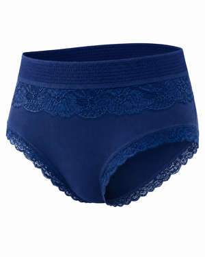 Floral Lace High-Waist Full Brief – Vellure (view 3)