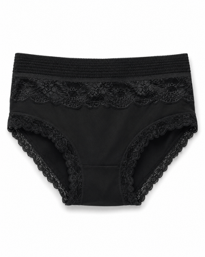 Floral Lace High-Waist Full Brief – Vellure (view 5)