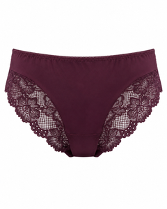 Floral Lace Side-Panel Bikini Brief – Vellure