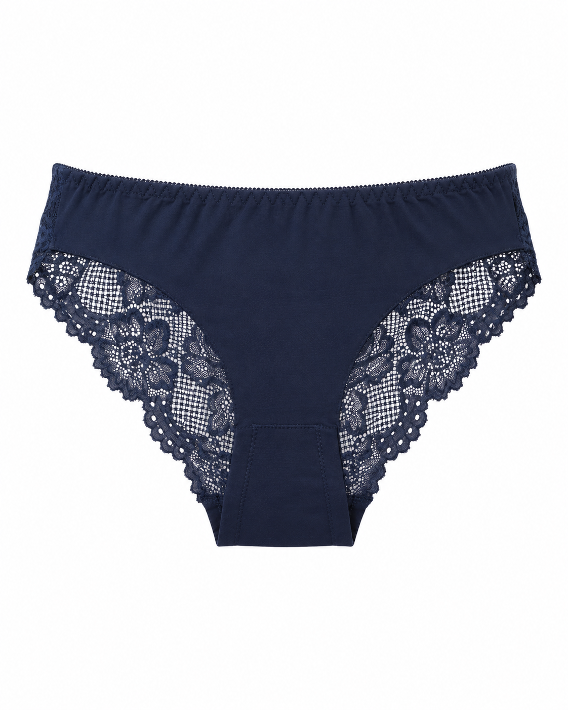 Floral Lace Side-Panel Bikini Brief – Vellure (view 4)