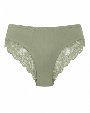 Floral Lace Side-Panel Bikini Brief – Vellure (view 2)