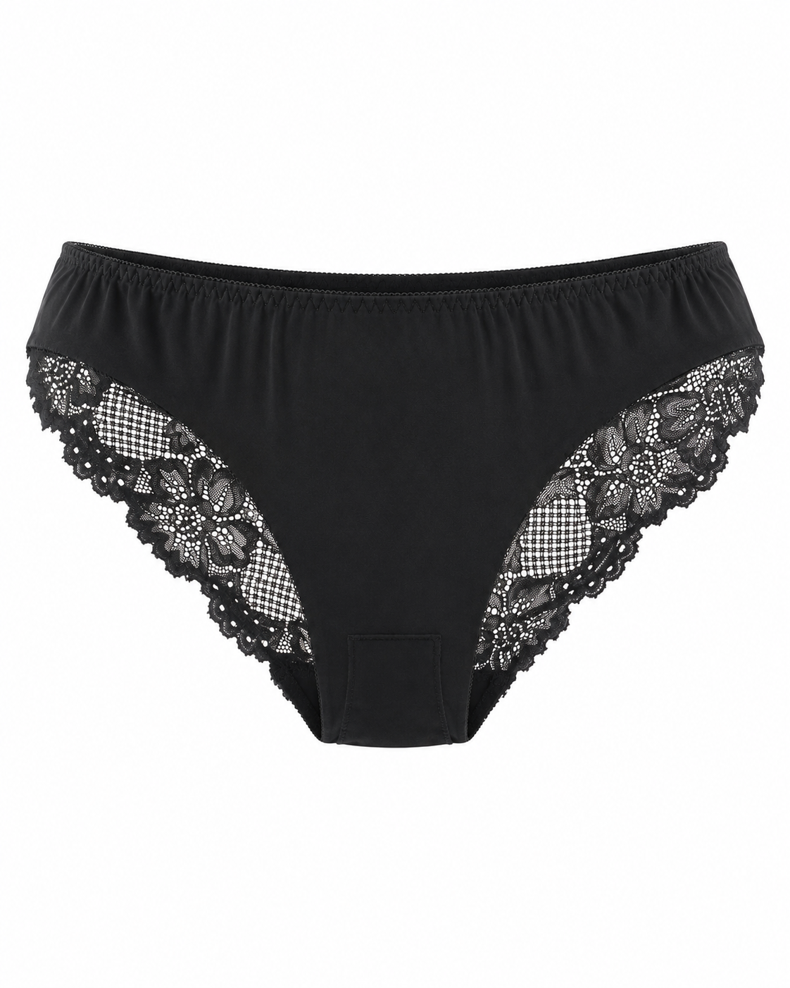 Floral Lace Side-Panel Bikini Brief – Vellure (view 3)