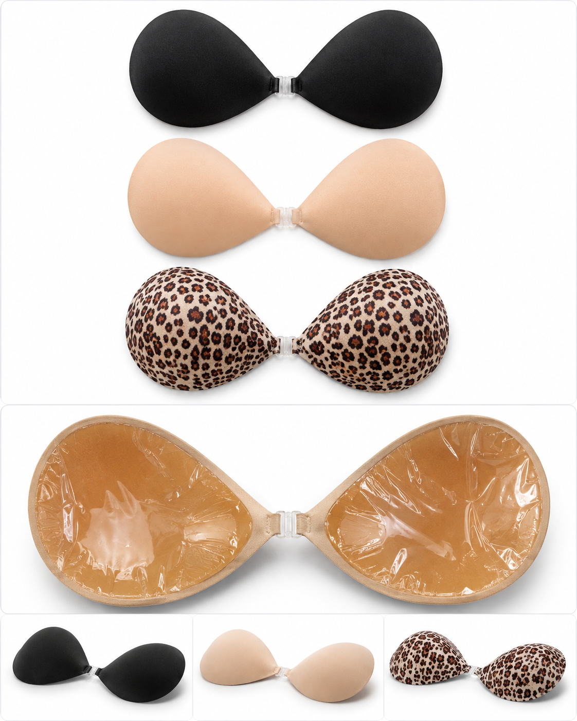Invisible Strapless Backless Push-Up Bra – Vellure (view 4)