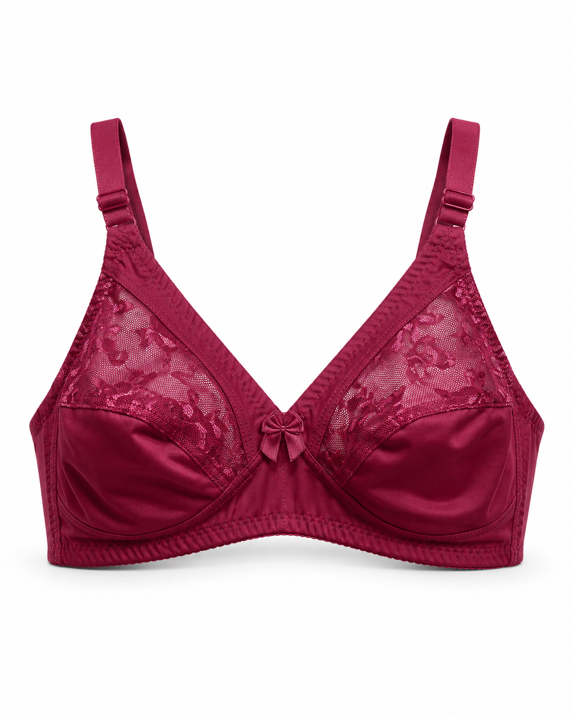 Lace Full Coverage Cotton Net Bra – Vellure