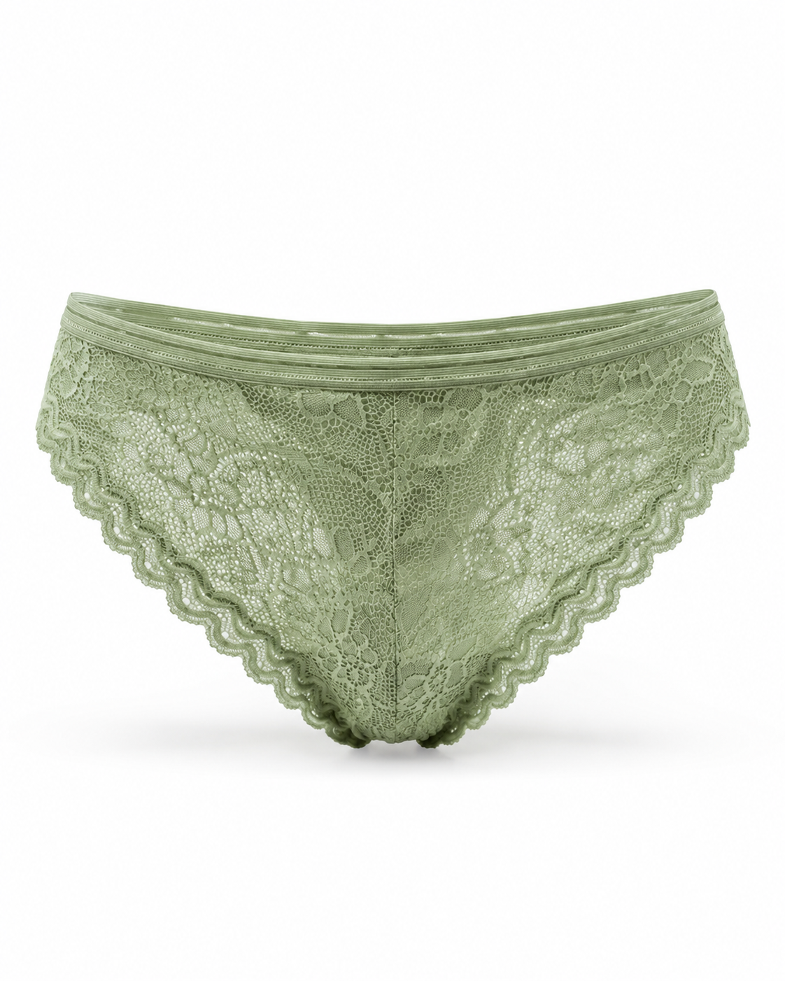 Scalloped Lace Bralette & Panty Set – Vellure (view 5)