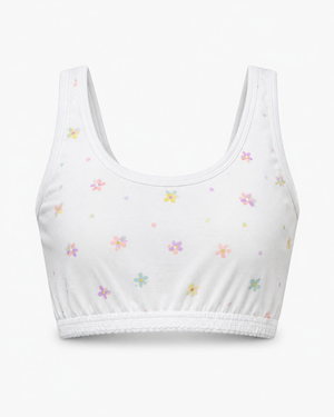 Flower Printed Teenage Girls Students Bra – Kids Underwear (10 to 14 Years) – Vellure (view 5)