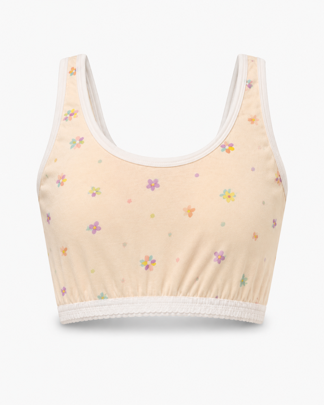 Flower Printed Teenage Girls Students Bra – Kids Underwear (10 to 14 Years) – Vellure (view 2)
