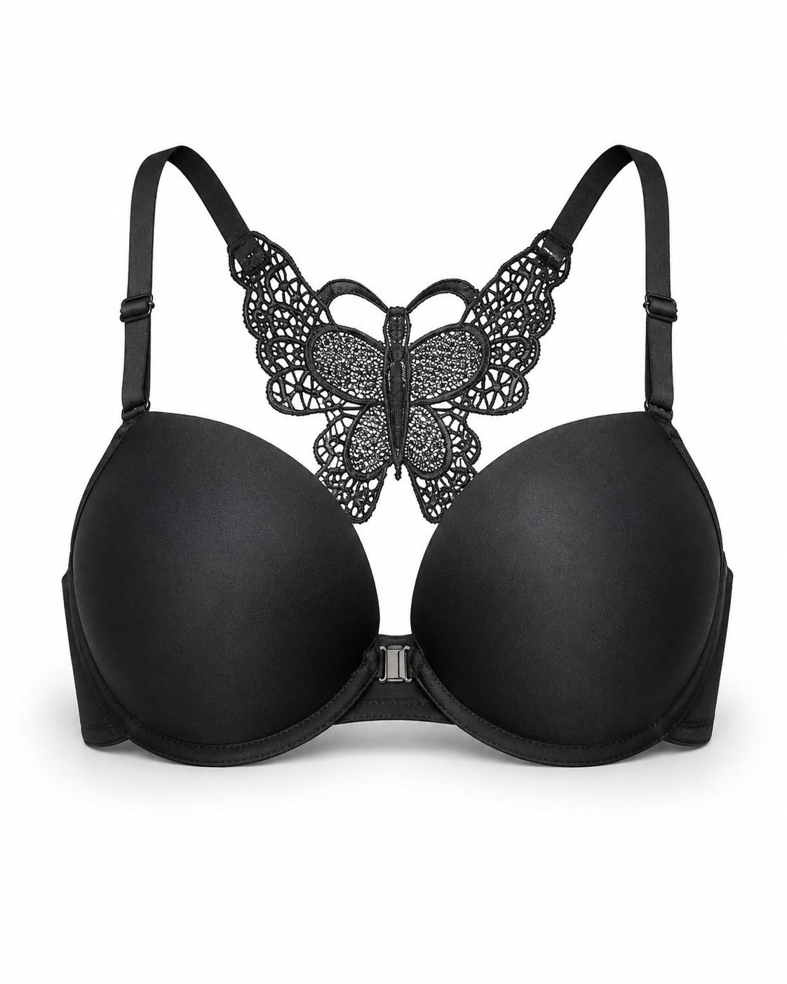 Butterfly Lace Padded Push-Up Bra & Panty Set – Vellure (view 5)