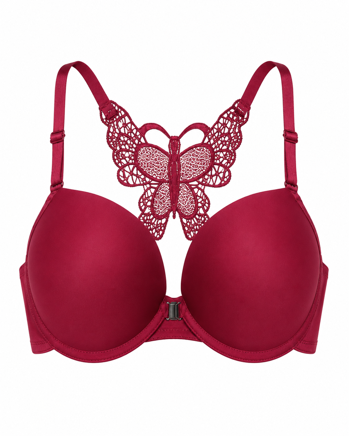 Butterfly Lace Padded Push-Up Bra & Panty Set – Vellure