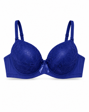 Floral Lace Underwire Bra & Panty Set – Vellure (view 7)