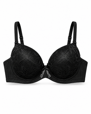 Floral Lace Underwire Bra & Panty Set – Vellure (view 9)