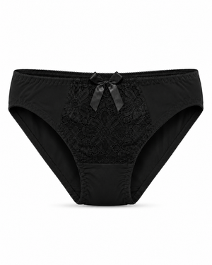 Floral Lace Underwire Bra & Panty Set – Vellure (view 10)