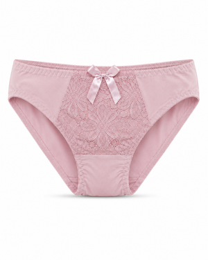Floral Lace Underwire Bra & Panty Set – Vellure (view 4)