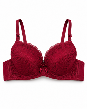 Leaf Lace Underwire Bra & Panty Set – Vellure (view 11)