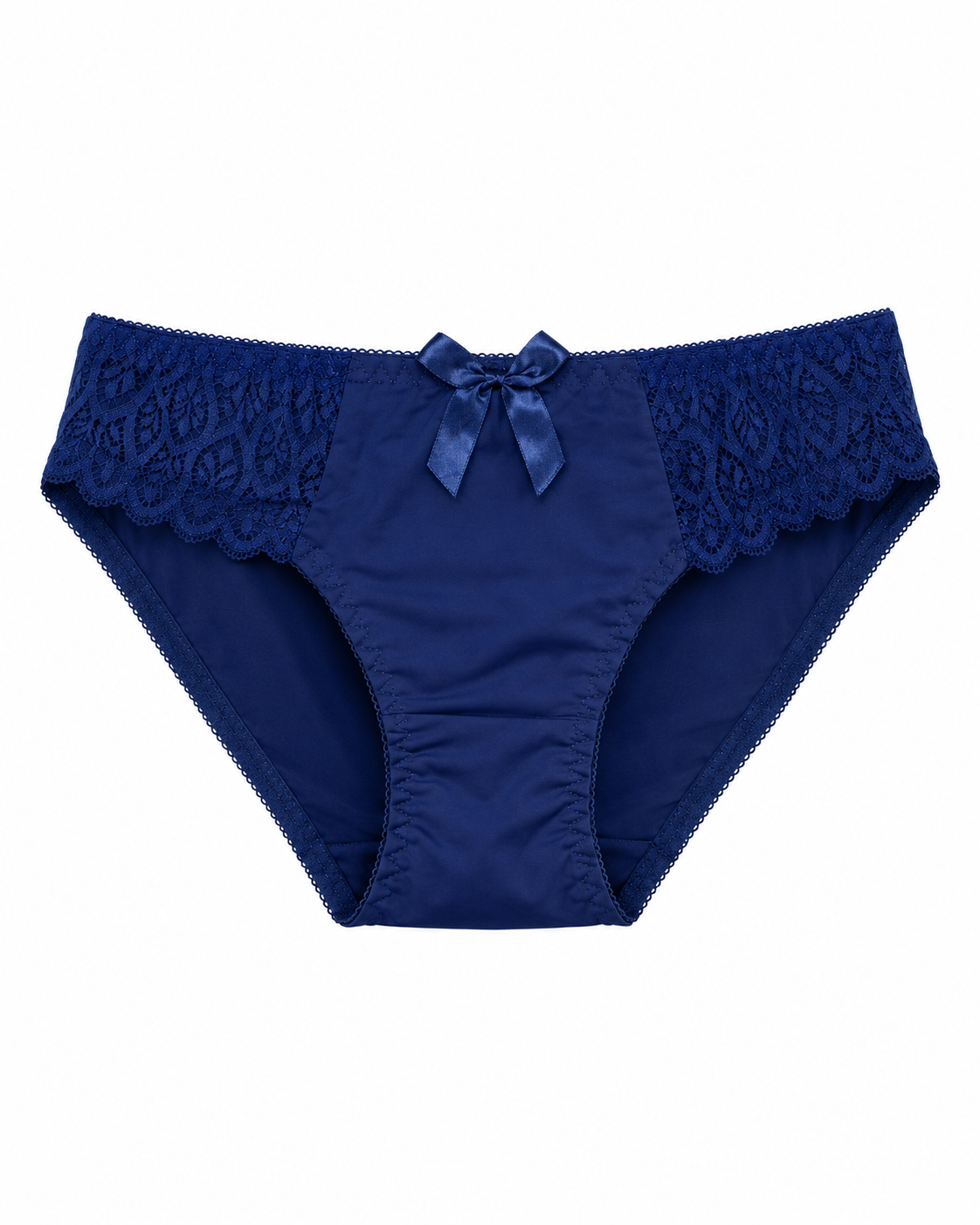 Scalloped Lace Underwire Bra & Panty Set – Vellure (view 10)