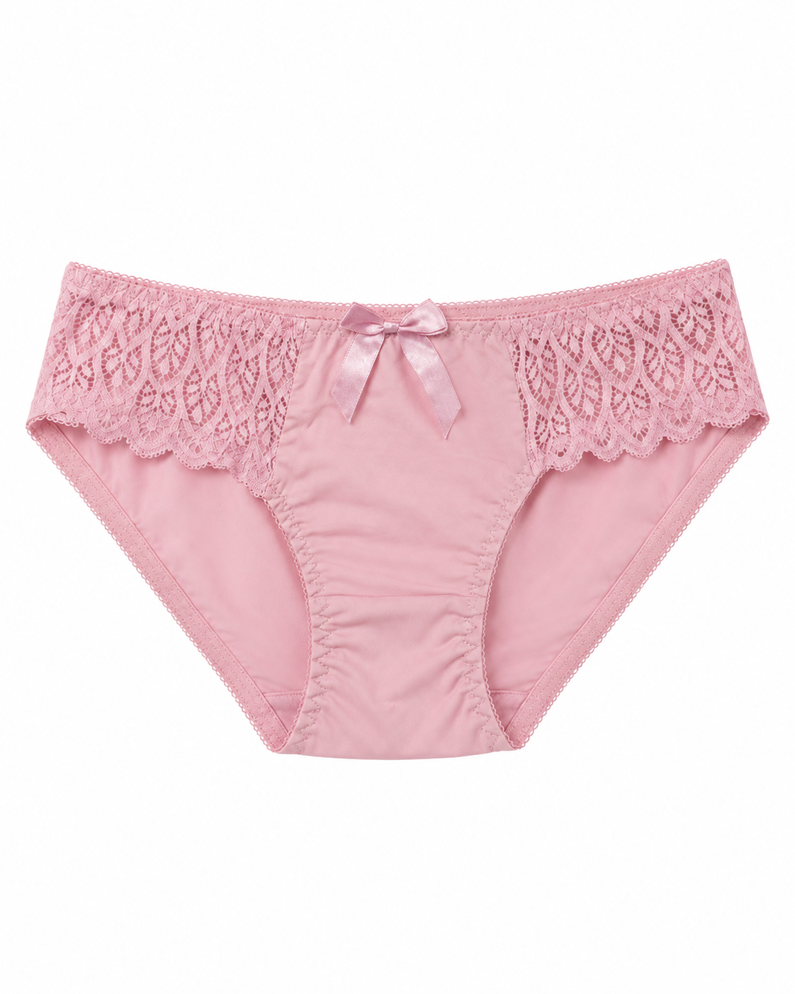 Scalloped Lace Underwire Bra & Panty Set – Vellure (view 4)