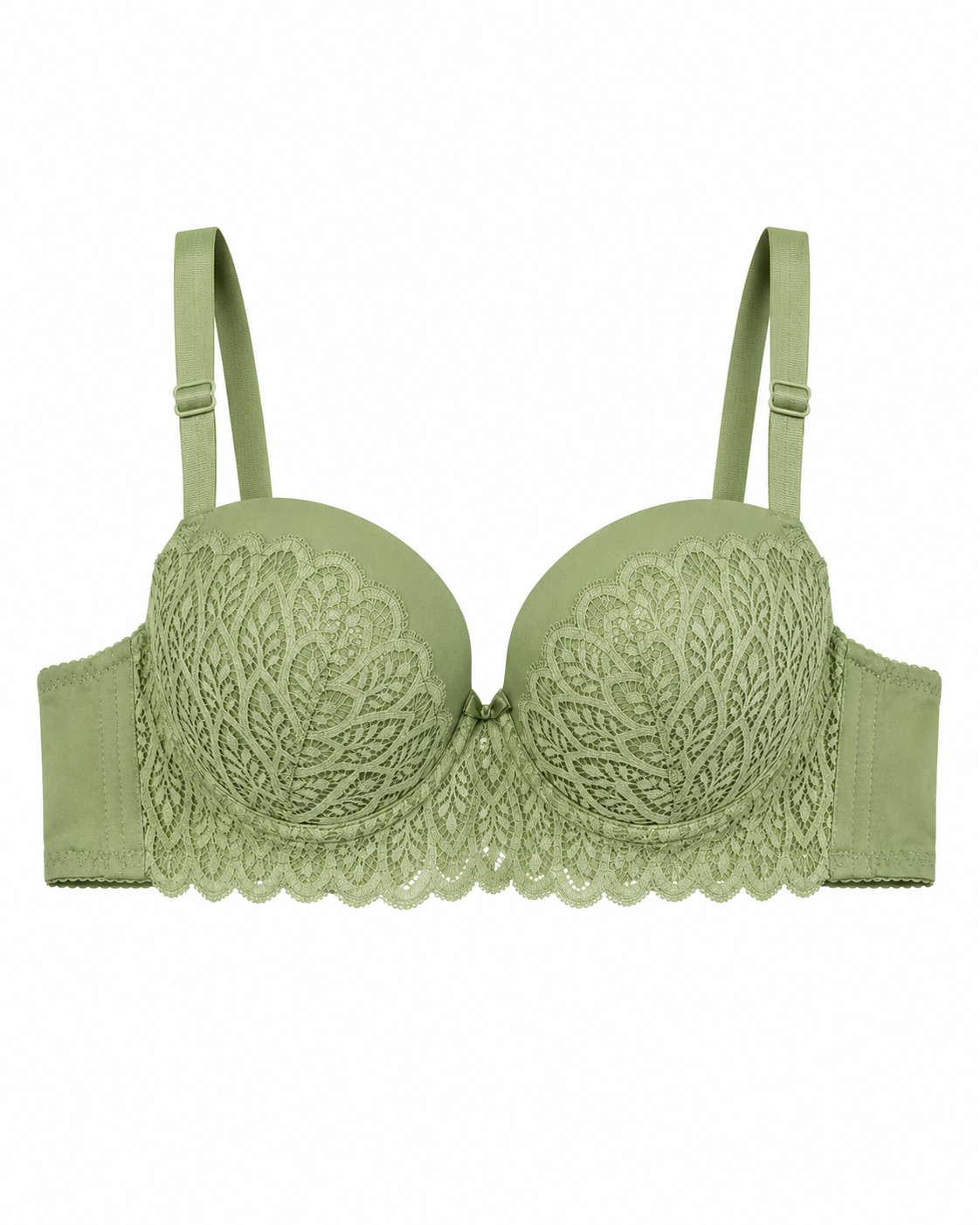 Scalloped Lace Underwire Bra & Panty Set – Vellure (view 12)