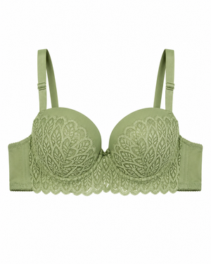Scalloped Lace Underwire Bra & Panty Set – Vellure (view 12)