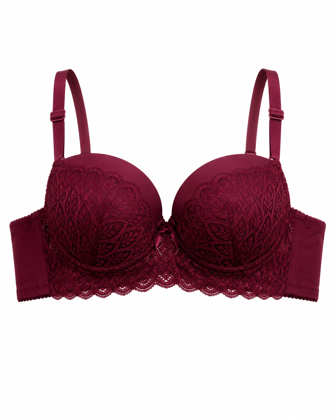 Scalloped Lace Underwire Bra & Panty Set – Vellure