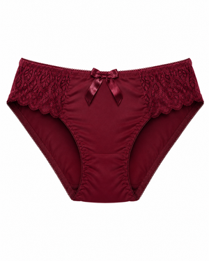 Scalloped Lace Underwire Bra & Panty Set – Vellure (view 2)