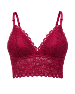 Scalloped Lace Bralette & Panty Set – Vellure (view 2)