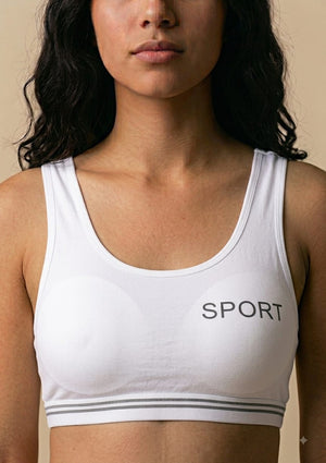D.R. Dream Girl's Removable Padded Cotton Sports Bra – Teen (10 to 16 Years) – Vellure (view 4)