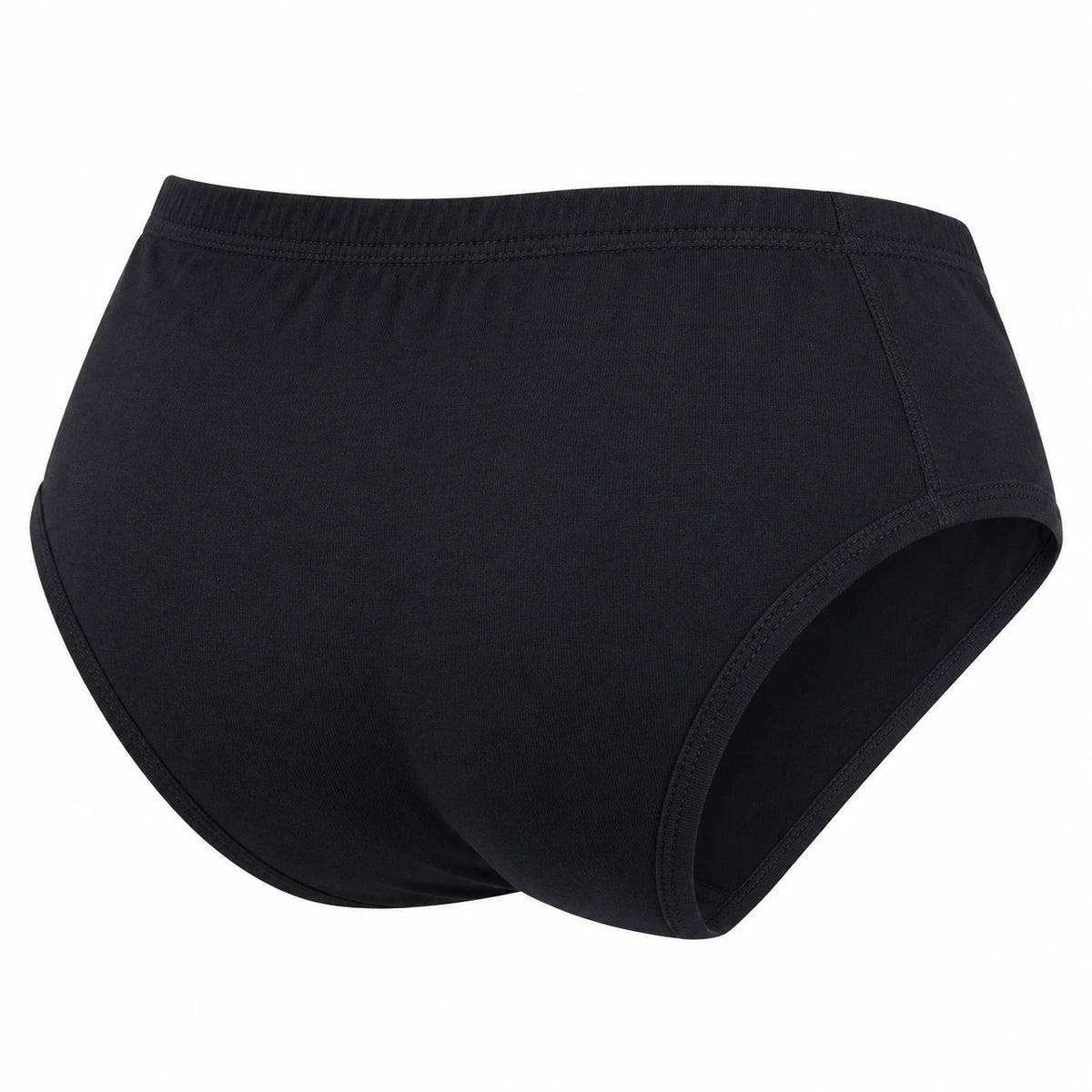 Everyday basic panty in Black – back