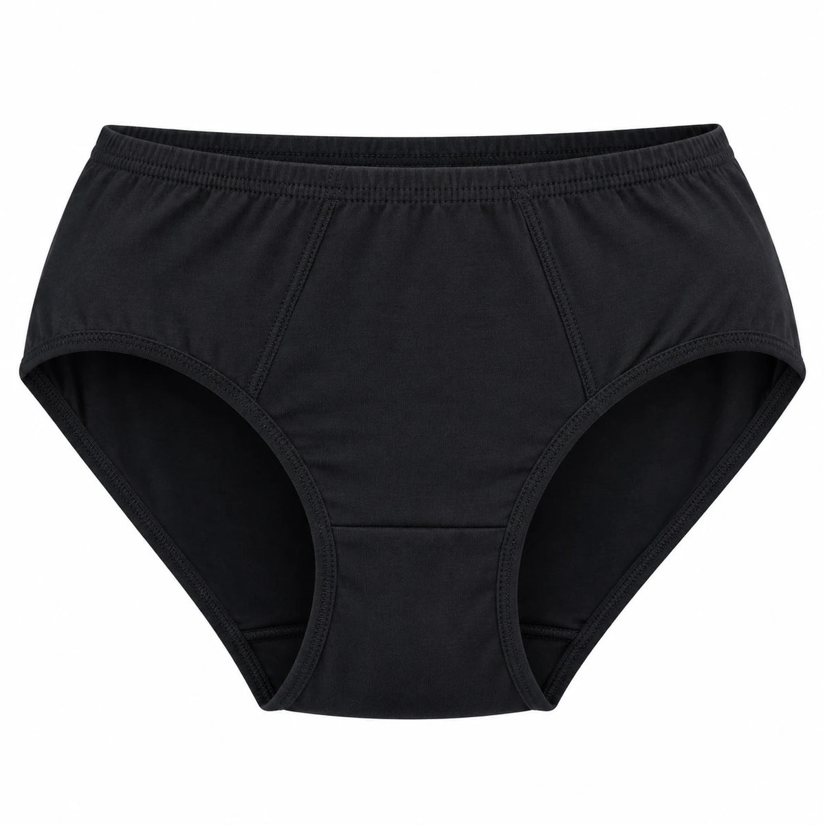 Everyday basic panty in Black – front