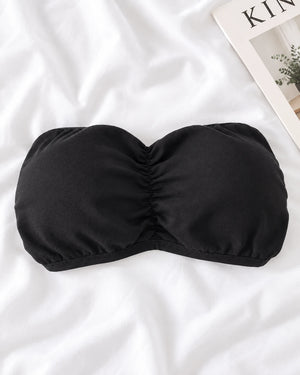 Strapless tube bra – Black